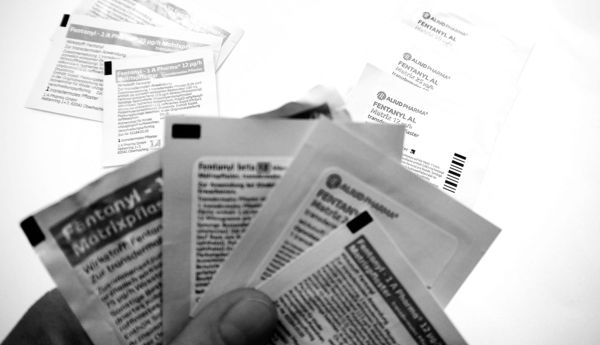 Sealed transdermal fentanyl patches